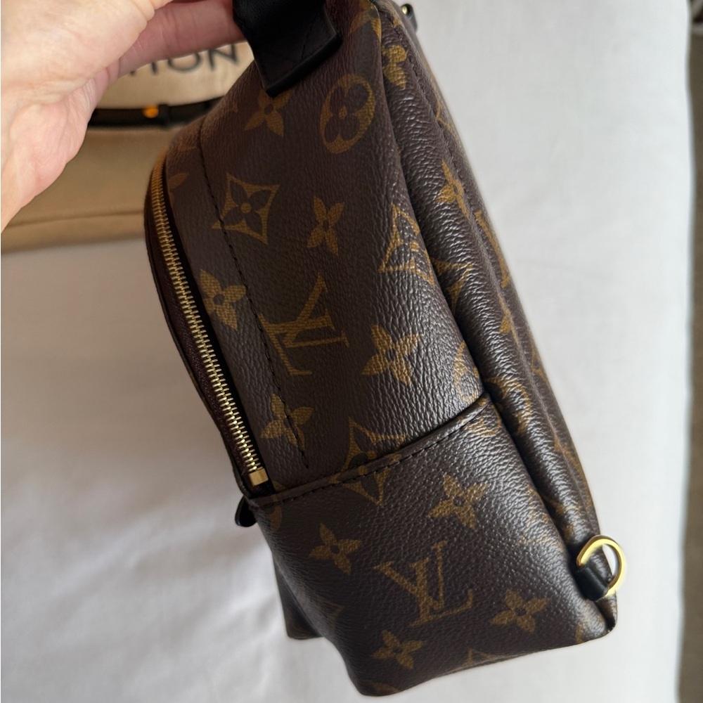 Authentic Louis Vuitton Palm Springs mini backpack purse with box & dust bag - Picture 9 of 16